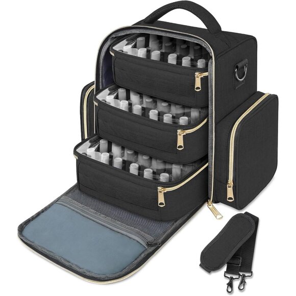 Other - Nail Polish Organizer Holds Up to 72 Bottles 15ml-0.5 fl.oz Nail Polish Carrying